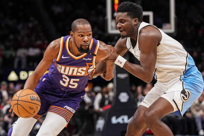 Kevin Durant, Clint Capela, Atlanta Hawks