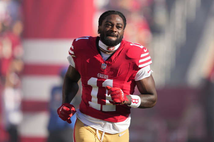 San Francisco 49ers wide receiver Brandon Aiyuk