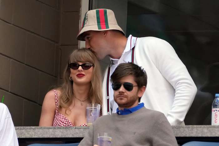 Taylor Swift and Chiefs Travis Kelce at the 2024 US Open in New York City.