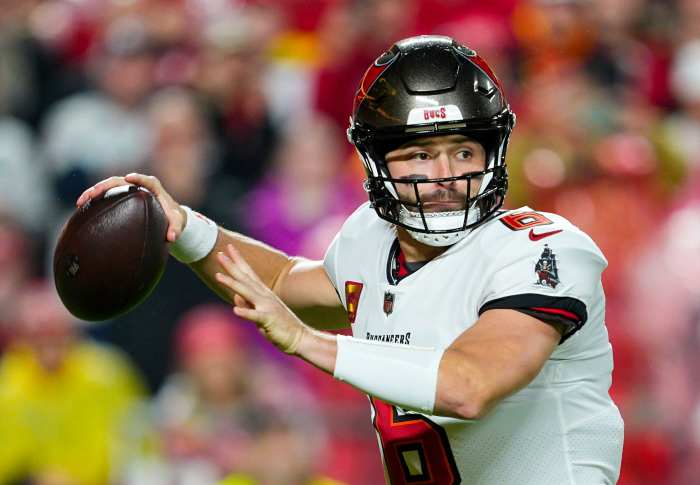Tampa Bay Buccaneers quarterback Baker Mayfield.