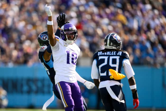 Minnesota Vikings WR Justin Jefferson Sets NFL Receiving Record For ...