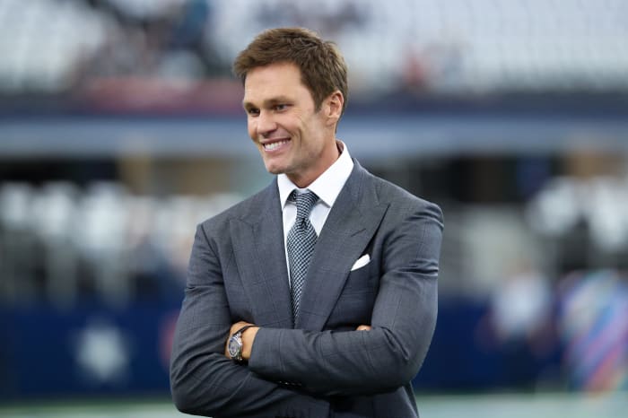 Fox Sports broadcaster Tom Brady
