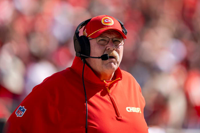 Kansas Coty Chiefs head coach Andy Reid.