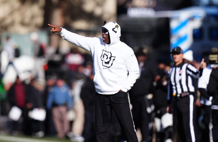 Colorado Buffaloes head coach Deion Sanders