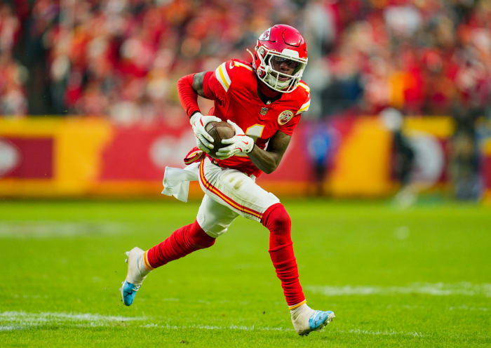 Kansas City Chiefs wide receiver Xavier Worthy
