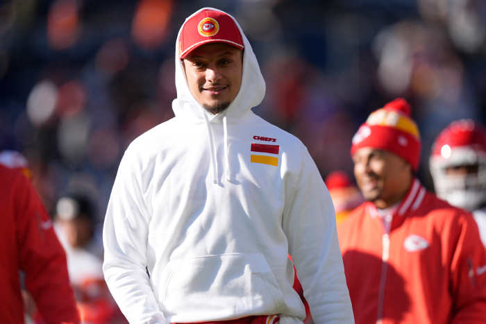 Kansas City Chiefs quarterback Patrick Mahomes (15)