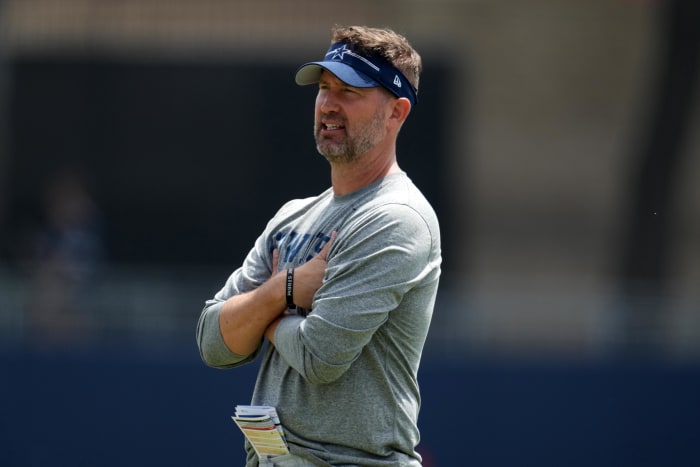 Dallas Cowboys head coach Brian Schottenheimer