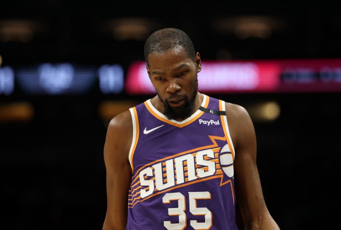 Phoenix Suns forward Kevin Durant (35).