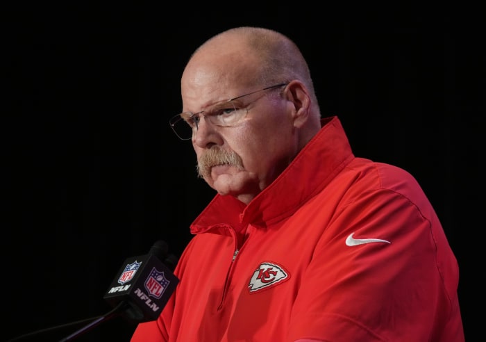 Kansas City Chiefs head coach Andy Reid.