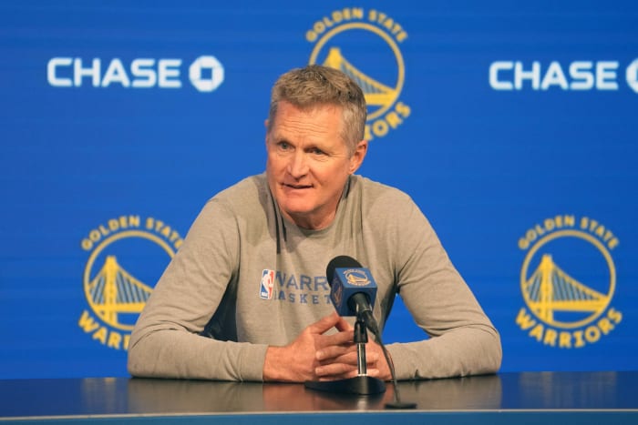 Golden State Warriors head coach Steve Kerr.