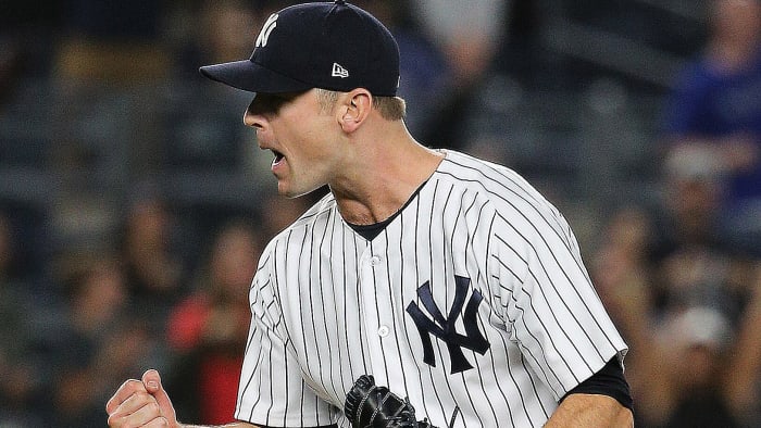 New York Yankees relief pitcher David Robertson