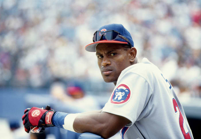 Chicago Cubs right fielder Sammy Sosa