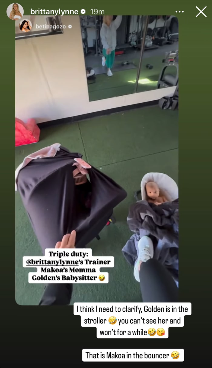 Brittany Mahomes shares a message about Golden Raye.