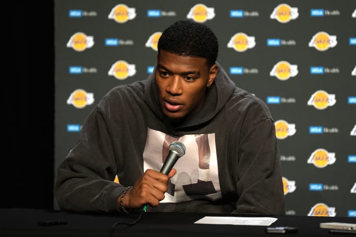 Los Angeles Lakers forward Rui Hachimura (28)