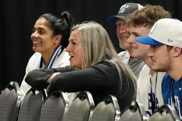 Kelly Flagg, mother of Duke Blue Devils forward Cooper Flagg.