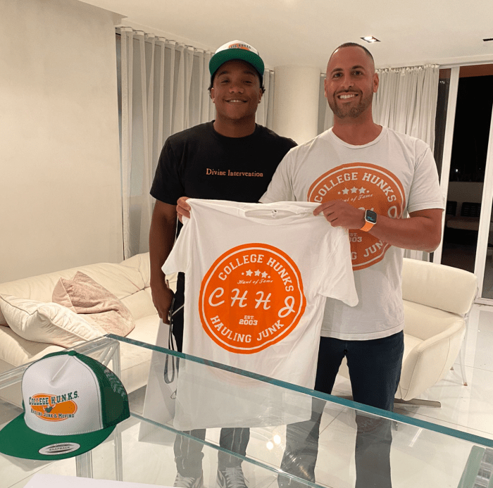 Miami Hurricanes quarterback D'Eriq King (left) is one of many college athletes who have already taken advantage of the new NIL rules