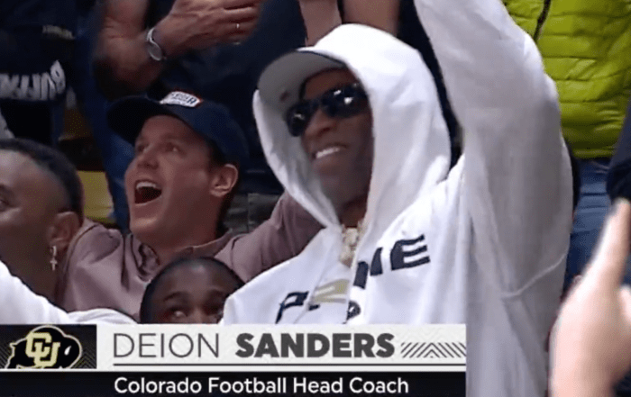 Video: Deion Sanders Gets Standing Ovation At Colorado Basketball Game ...