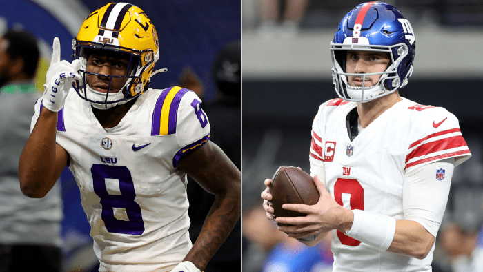 Daniel Jones Scouts New York Giants Rookie Receiver Malik Nabers At ...