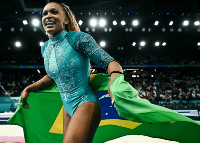 Rebeca Andrade Shared Choice Words on Beating Simon Biles for Her First