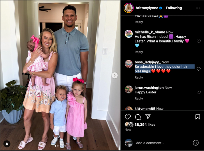 Brittany Mahomes, Instagram 