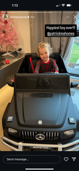 Brittany Mahomes' Instagram story.