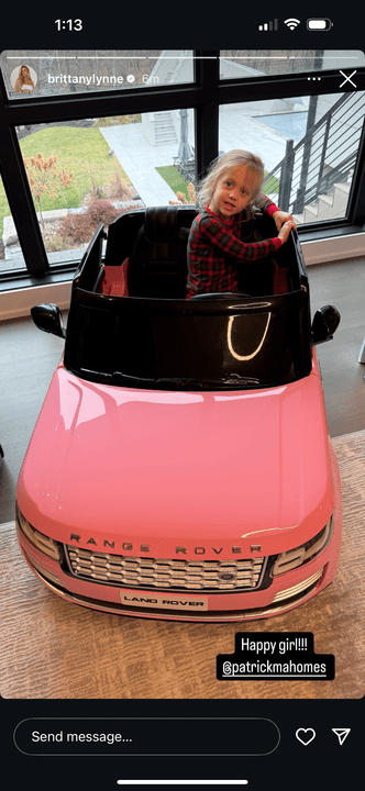 Brittany Mahomes' Instagram story.