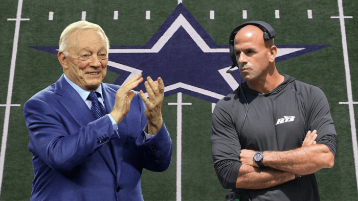 Jerry Jones And Robert Saleh