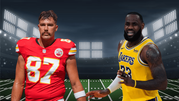 Travis Kelce and Lebron James