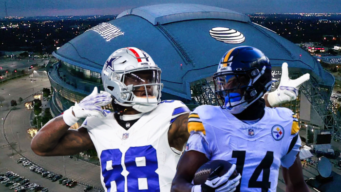 George Pickens And CeeDee Lamb At AT&T Stadium