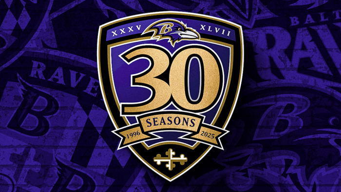 ravens 30th anniversary logo