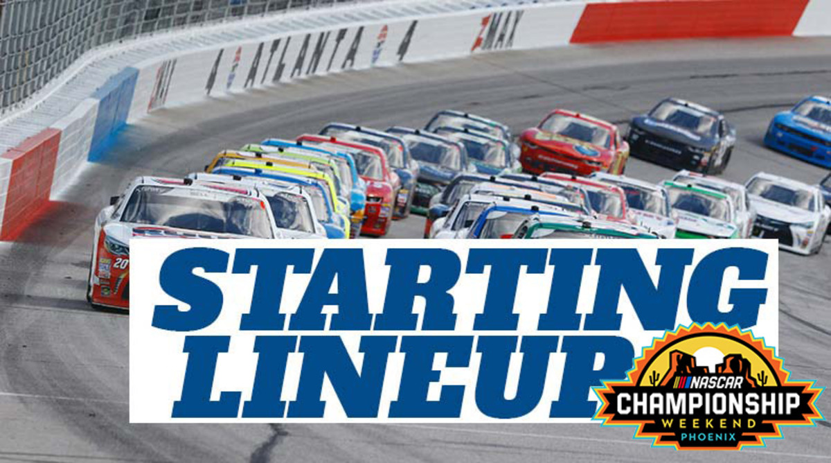 NASCAR Starting Lineup for Sunday's Cup Series Championship Race at Phoenix Raceway