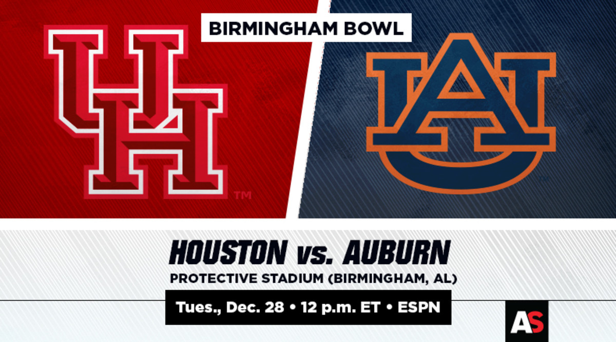 TicketSmarter Birmingham Bowl Prediction and Preview: Houston Cougars vs. Auburn Tigers