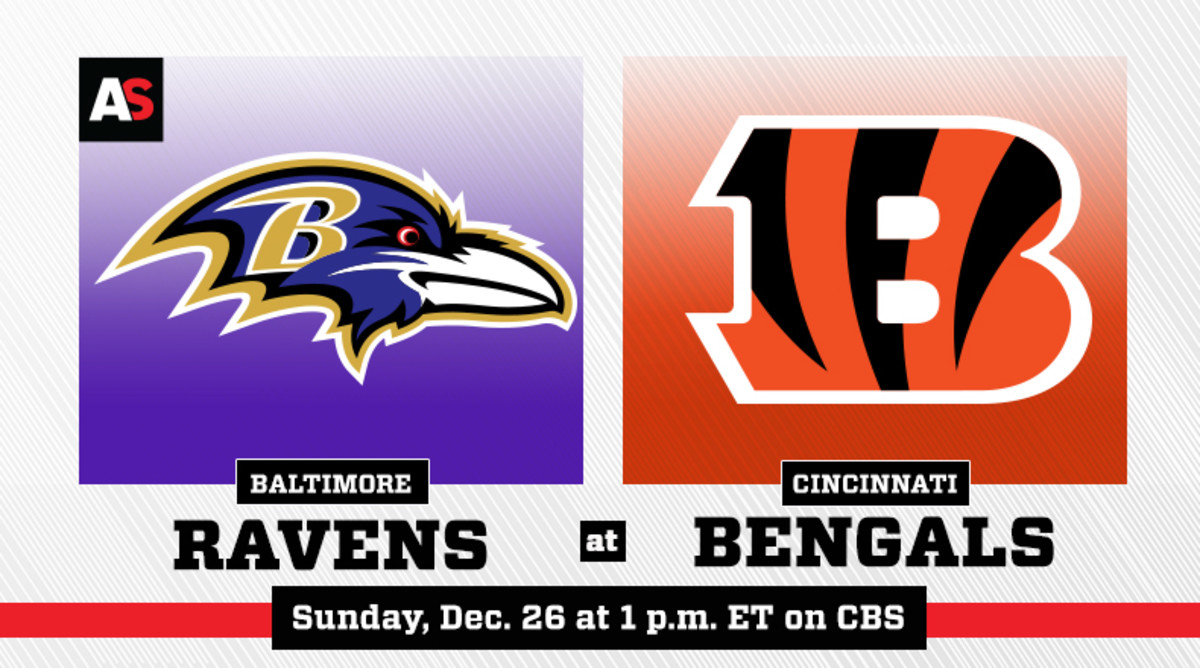 First place in the AFC North is on the line when the Ravens visit the Bengals