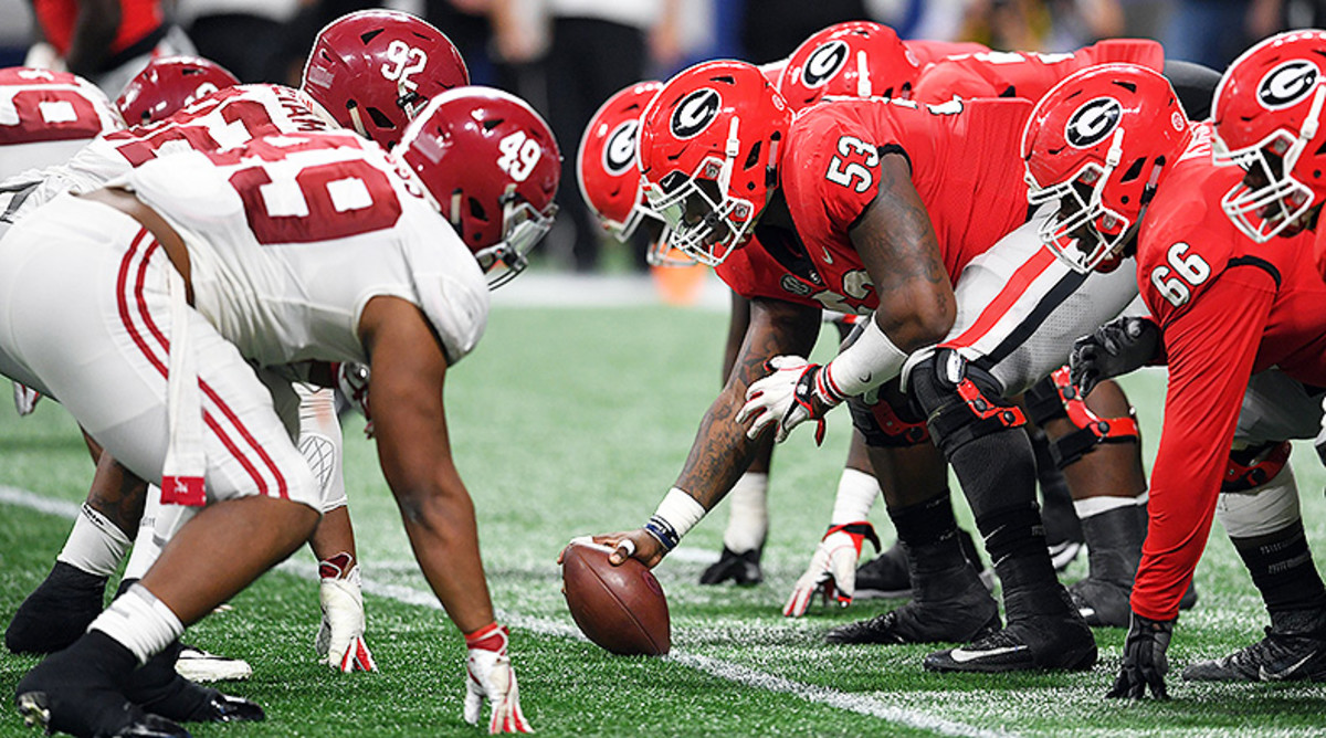 Alabama Crimson Tide vs. Georgia Bulldogs in 2018 SEC Championship Game