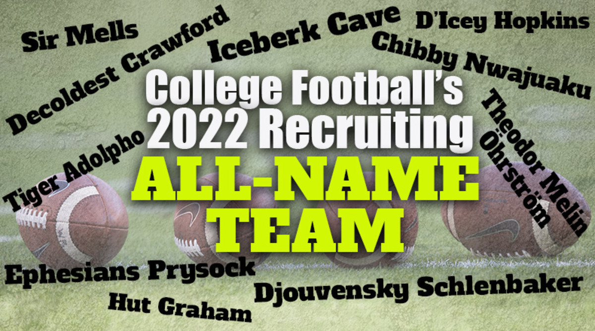 Athlon Sports' 2022 College Football Recruiting All-Name Team