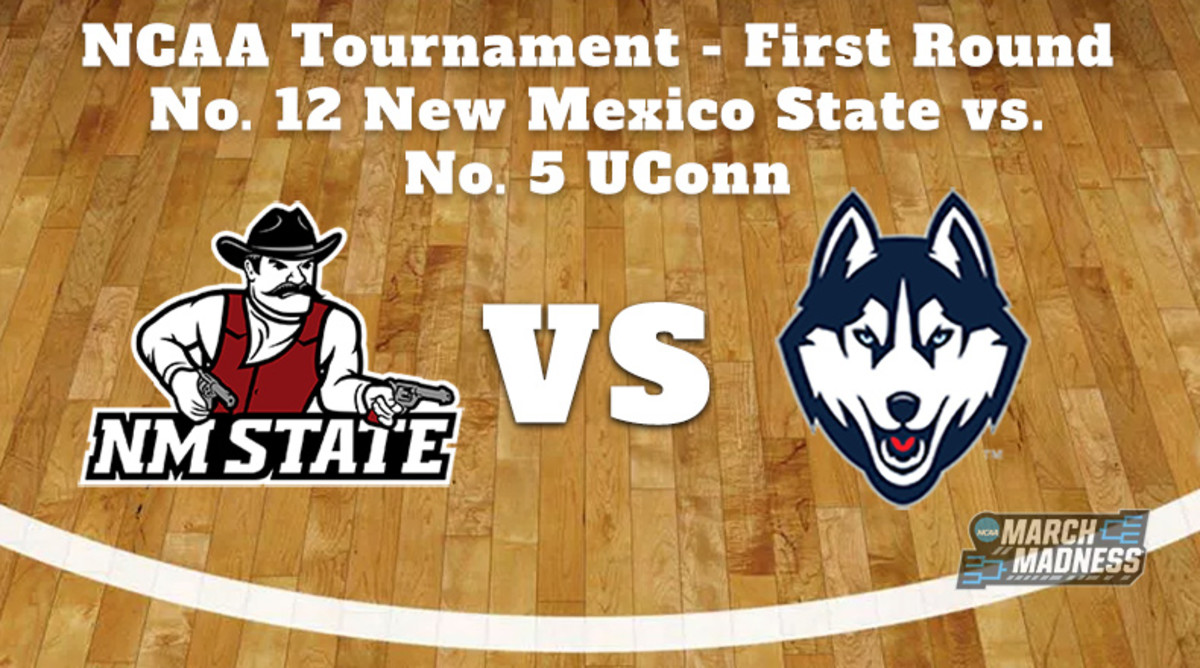 New Mexico State Aggies vs. UConn Huskies Prediction: NCAA Tournament First Round Preview