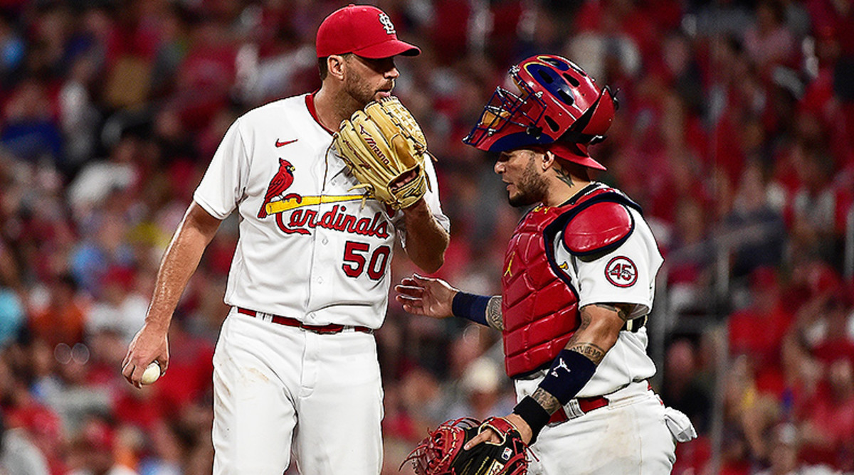 Adam Wainwright and Yadier Molina, St. Louis Cardinals