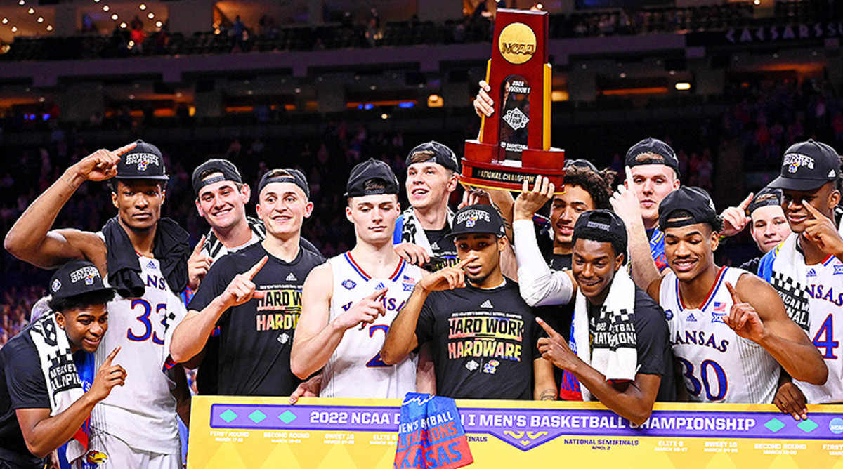 Kansas beats North Carolina to earn its 4th NCAA men's basketball  championship