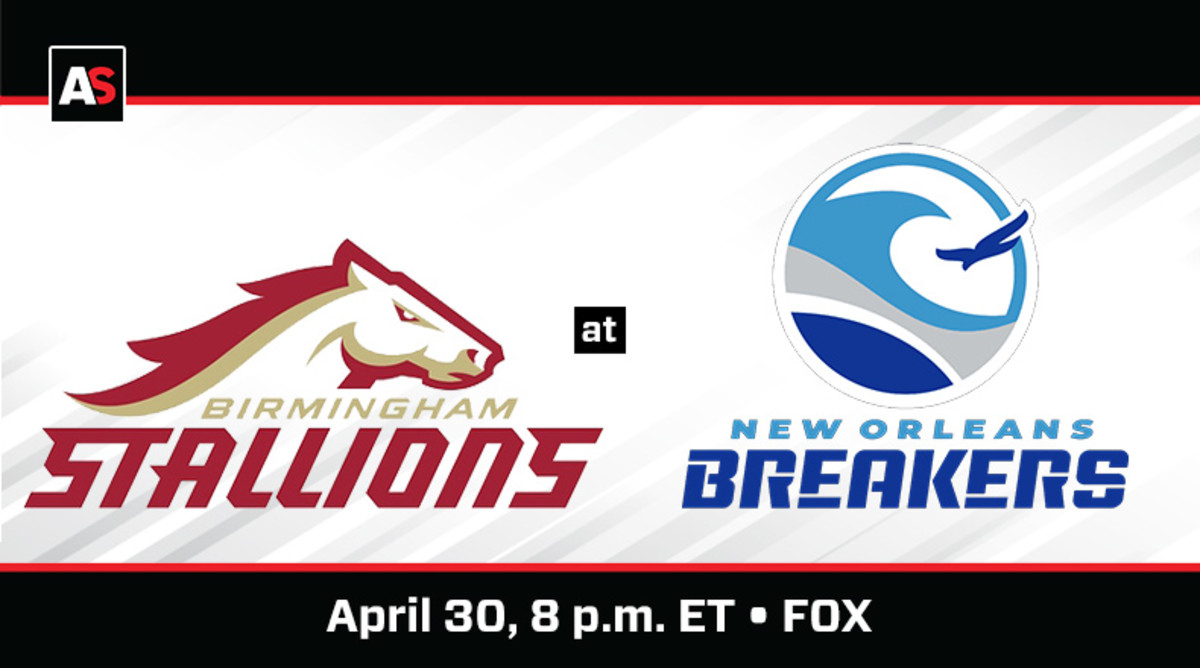 First place in the South Division is on the line when the Stallions and Breakers clash in prime time on Saturday