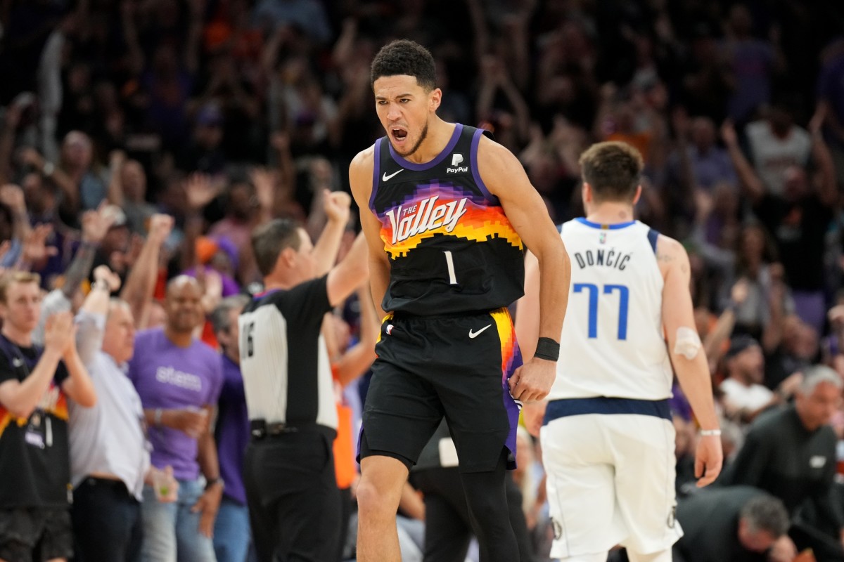 Devin Booker Reacts to Offseason Move With Phoenix Suns - Athlon Sports