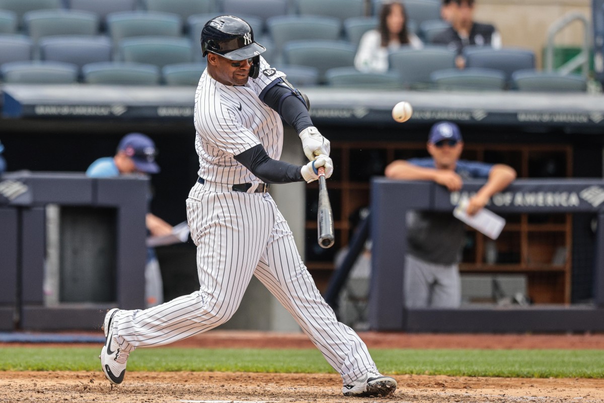 New York Yankees Miguel Andújar hits first home run of season - Athlon ...