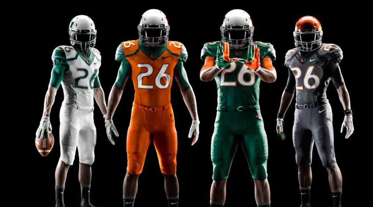 Miami Hurricanes new uniforms 2014