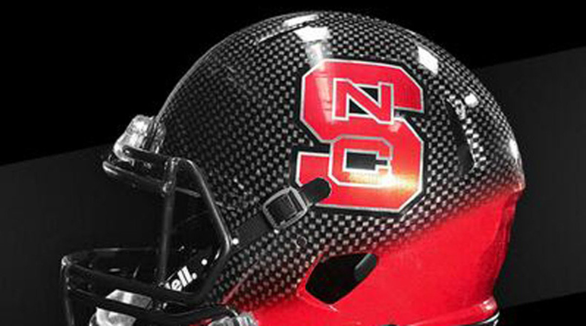 Nc state best sale football helmets