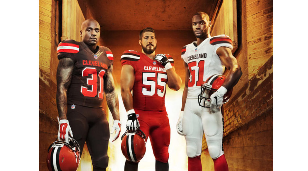 Cleveland Browns Unveil New Uniforms for 2015 Season 