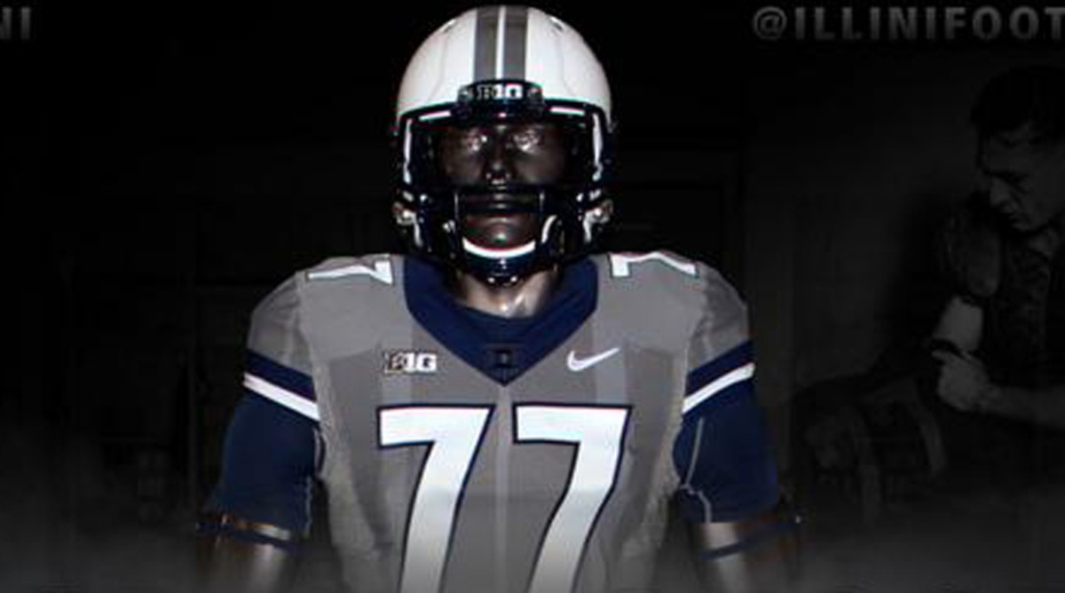 Fighting Illini Football unveils new uniform designs