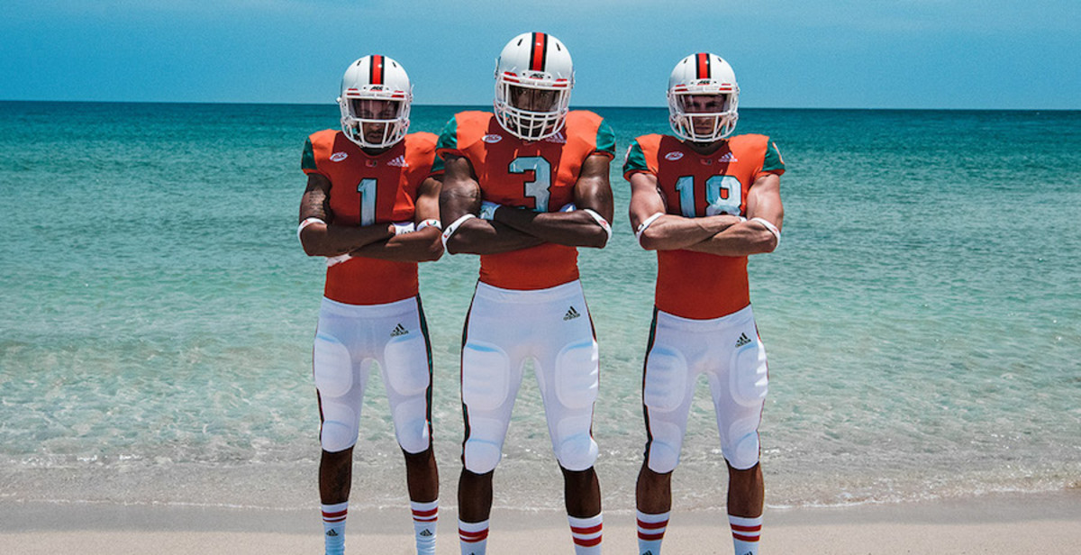 Miami Football: Canes Unveil Special Edition Uniforms Made From Upcycled Marine Plastic Waste
