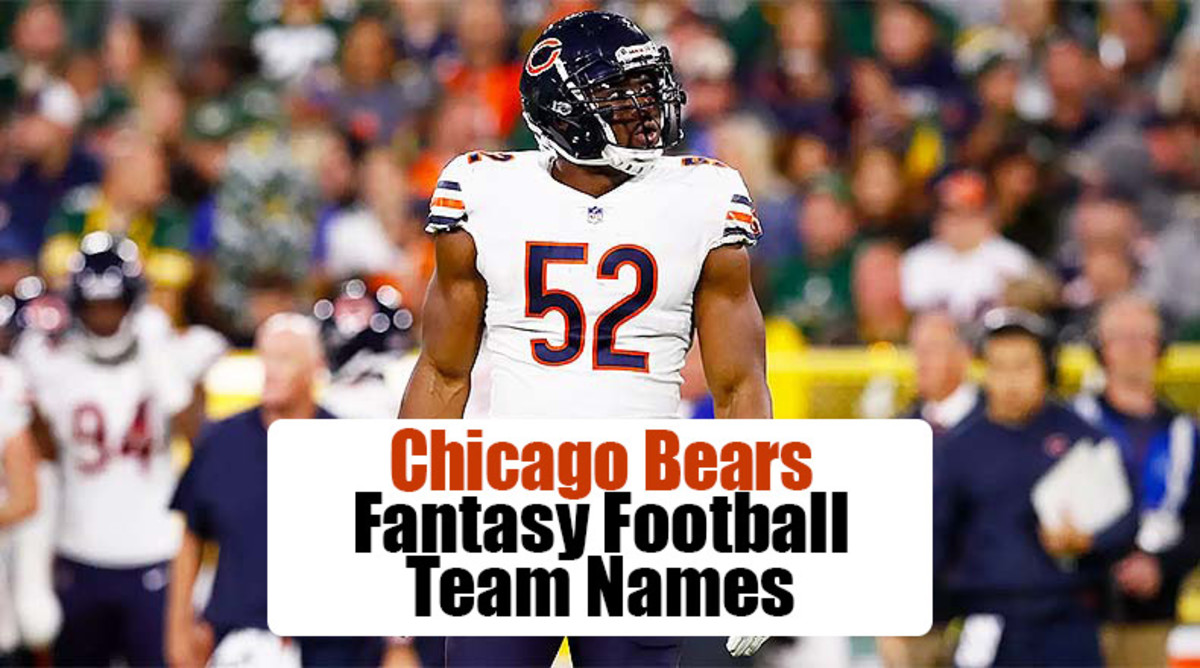 Chicago Bears Fantasy Football Team Names