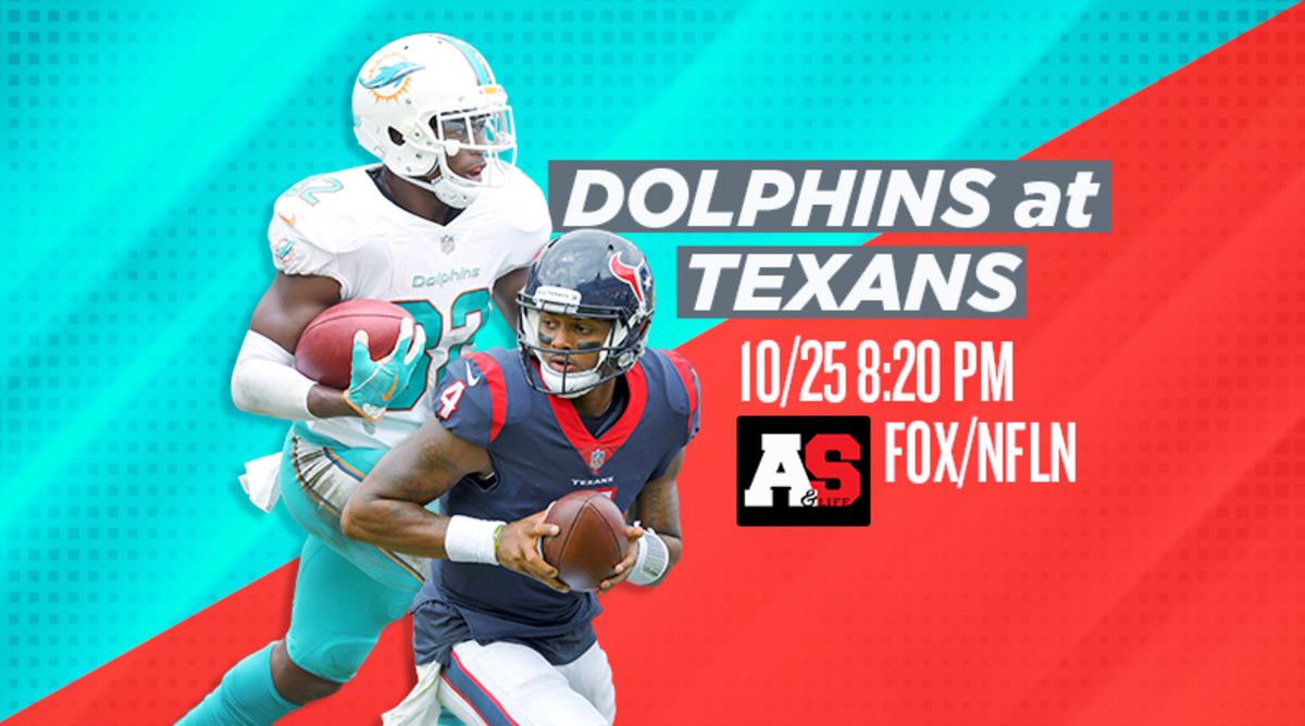 Thursday Night Football Preview Week 8: Miami Dolphins vs. Houston Texans  Live Stream, Spread, Expert Predictions