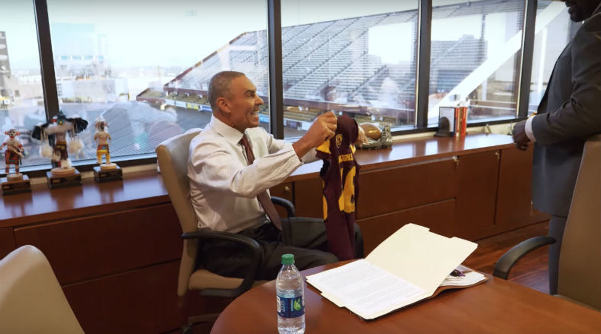 Photos: ASU football coach Herm Edwards