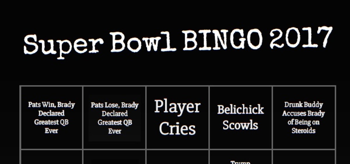 Super Bowl Bingo 2017